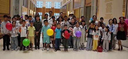 Школьники отметили День защиты детей в Архиве Президента РК фото галереи 3