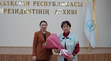 Галия Абдулкадыровна Карпыкова награждена орденом «Құрмет»